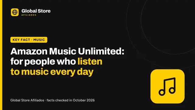 Amazon Music Unlimited: for people who listen to music every day. Key fact from the guide “Amazon Music Unlimited what it offers”.