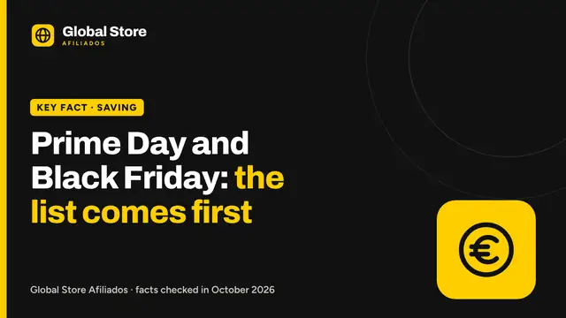 Prime Day and Black Friday: the list comes first. Key fact from the guide “Prime Day and Black Friday”.