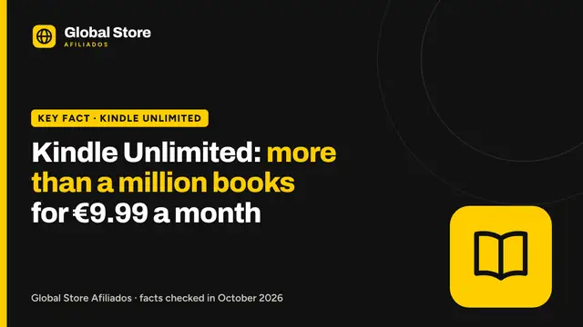 Kindle Unlimited: more than a million books for €9.99 a month. Key fact from the guide “Kindle Unlimited free”.