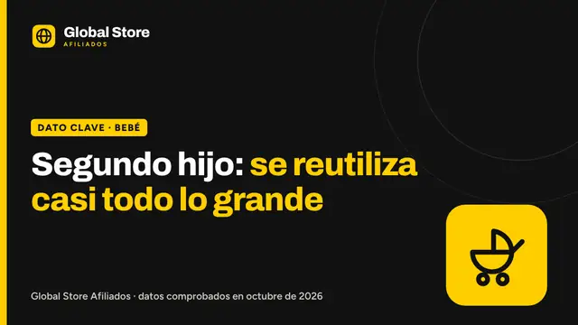 Segundo hijo: se reutiliza casi todo lo grande. Dato clave de la guía «segundo hijo qué se reutiliza».
