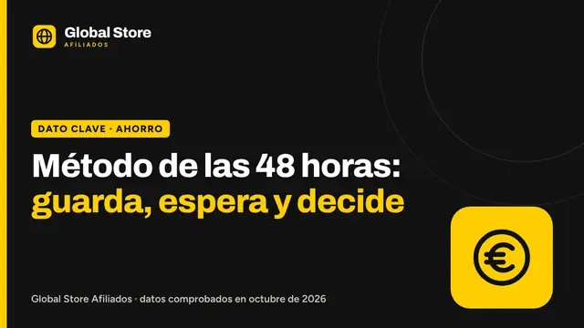 Método de las 48 horas: guarda, espera y decide. Dato clave de la guía «método de las 48 horas lista de deseos».