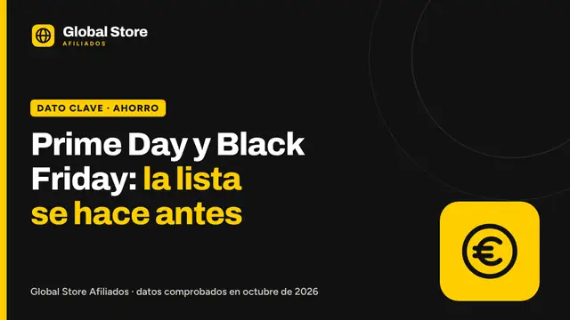 Prime Day y Black Friday: la lista se hace antes. Dato clave de la guía «Prime Day y Black Friday».