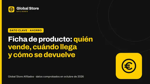 Ficha de producto: quién vende, cuándo llega y cómo se devuelve. Dato clave de la guía «ficha de producto de Amazon.es».
