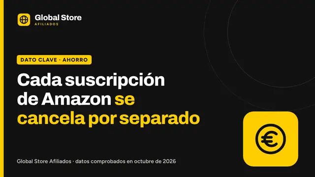 Cada suscripción de Amazon se cancela por separado. Dato clave de la guía «ver y cancelar suscripciones de Amazon».
