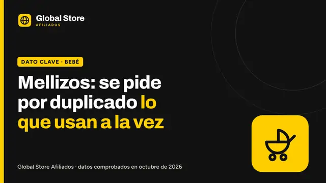 Mellizos: se pide por duplicado lo que usan a la vez. Dato clave de la guía «lista de nacimiento para mellizos».