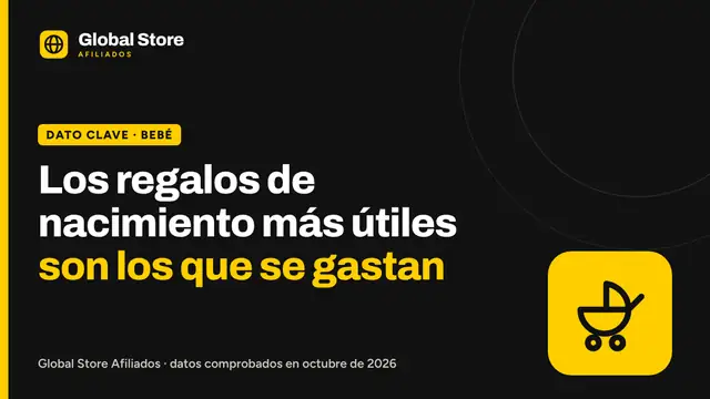 Los regalos de nacimiento más útiles son los que se gastan. Dato clave de la guía «regalos de nacimiento útiles».